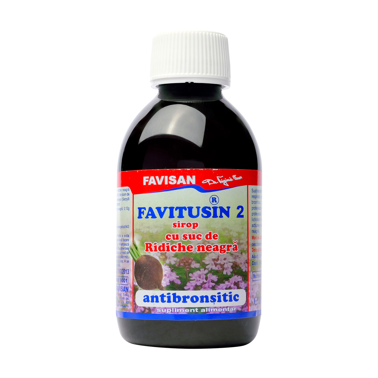 Sirop Favitusin 2 cu ridichie neagra 200 ml