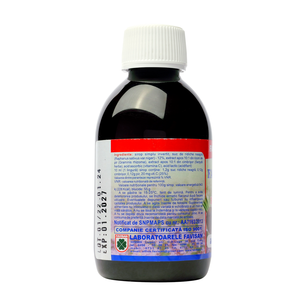 Sirop Favitusin 2 cu ridichie neagra 200 ml