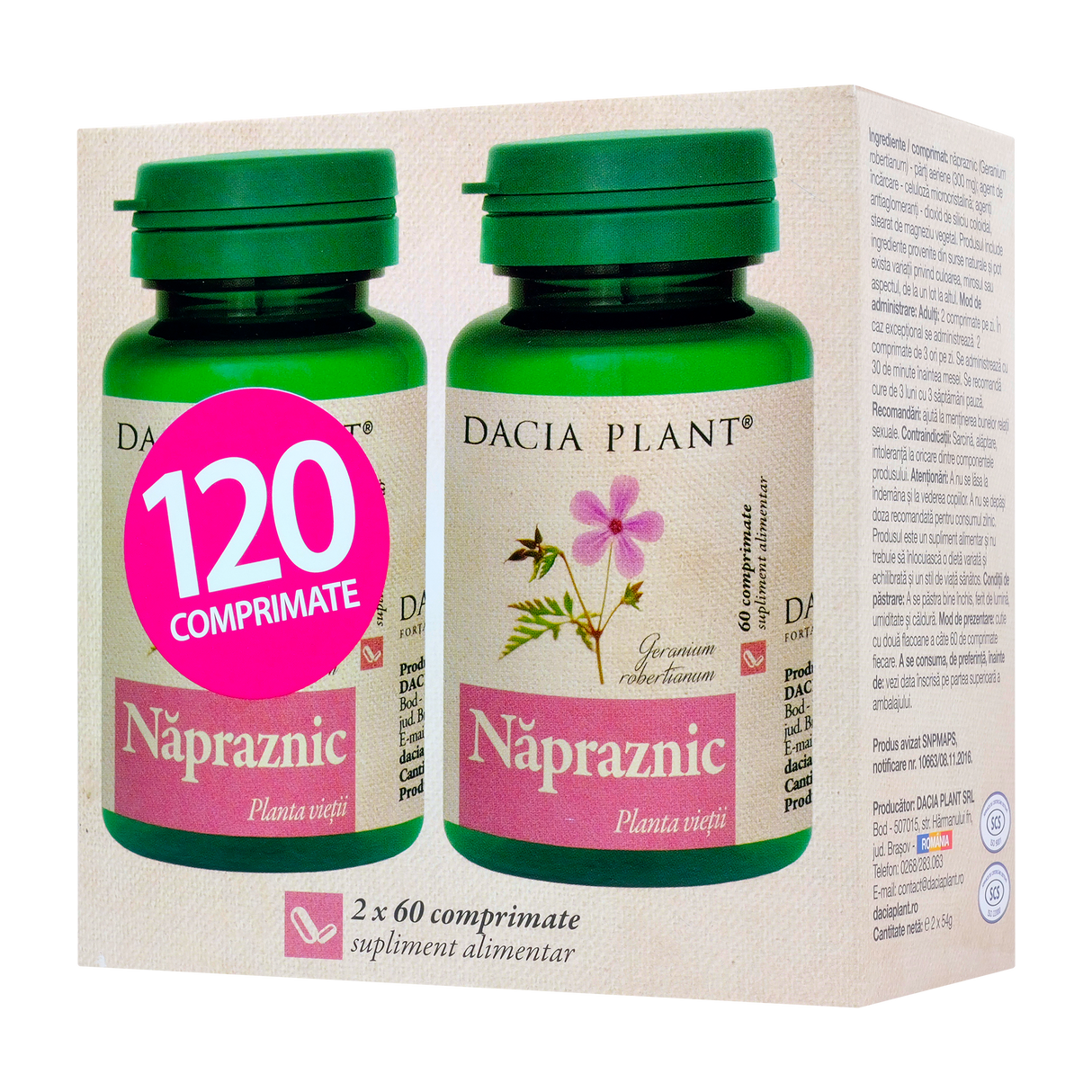 Napraznic 120 comprimate