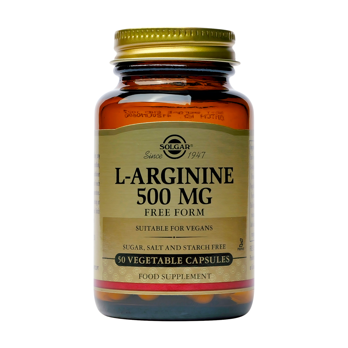L-arginine 500mg 50 capsule