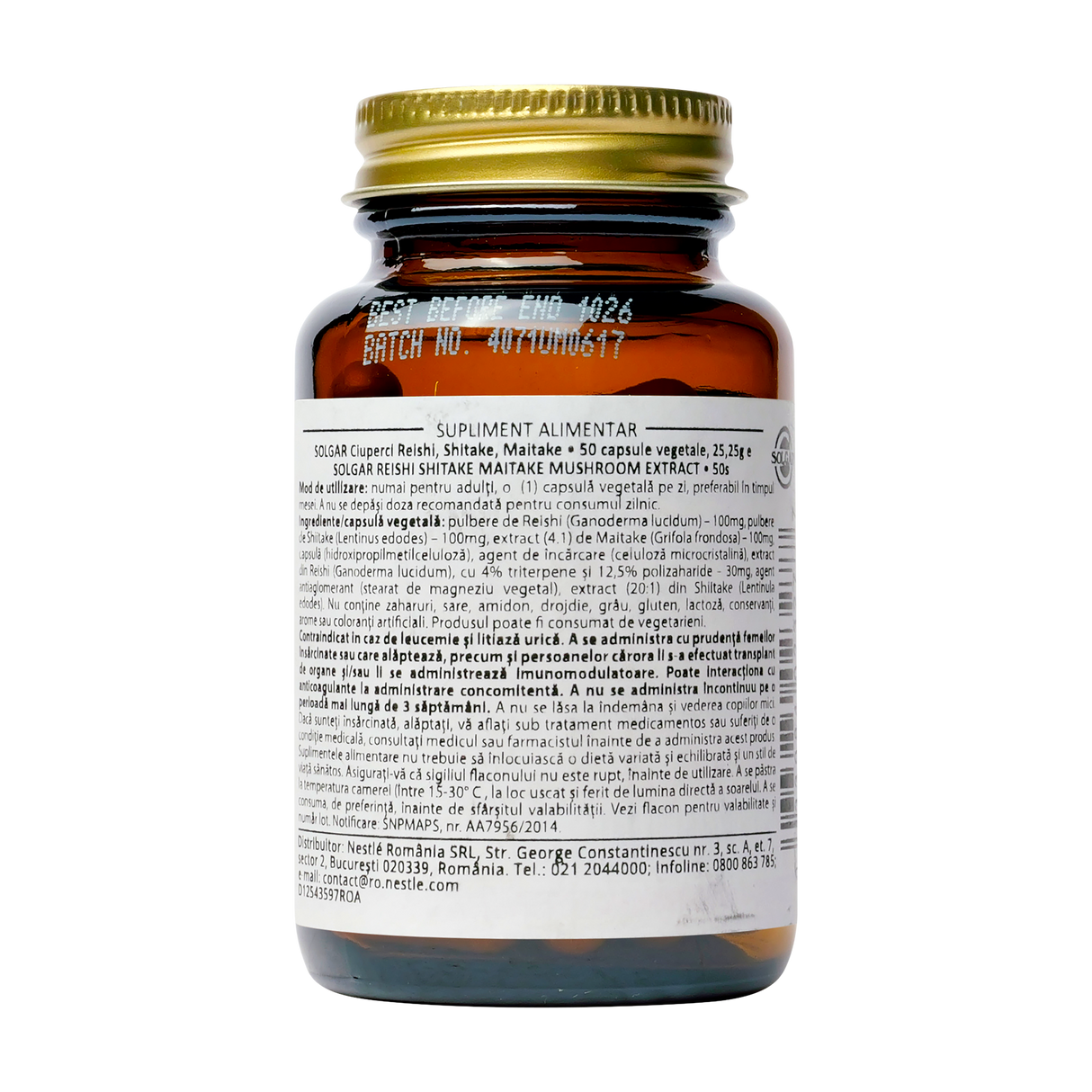 Reishi shiitake maitake mushroom extract 50 capsule