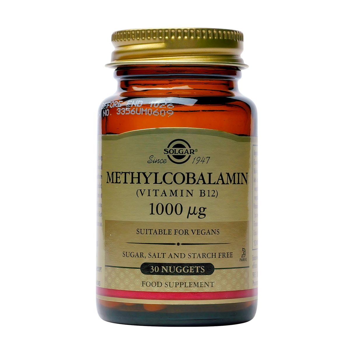 Metilcobalamina 1000 mg Vitamina B12 30 tablete