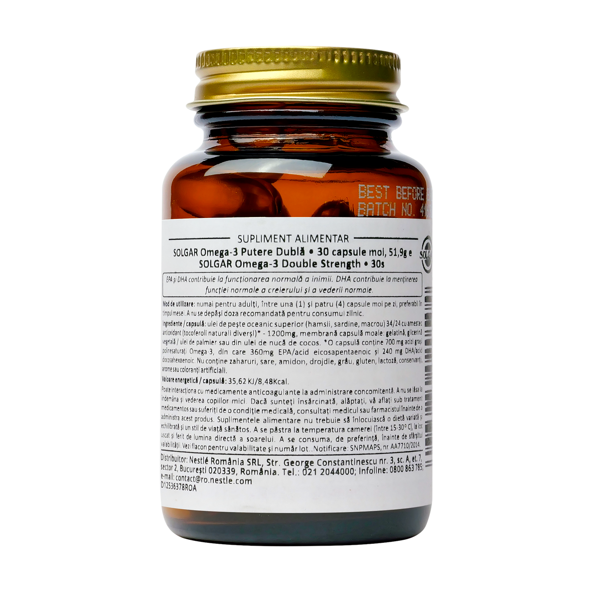 Omega-3 double strength 30 capsule