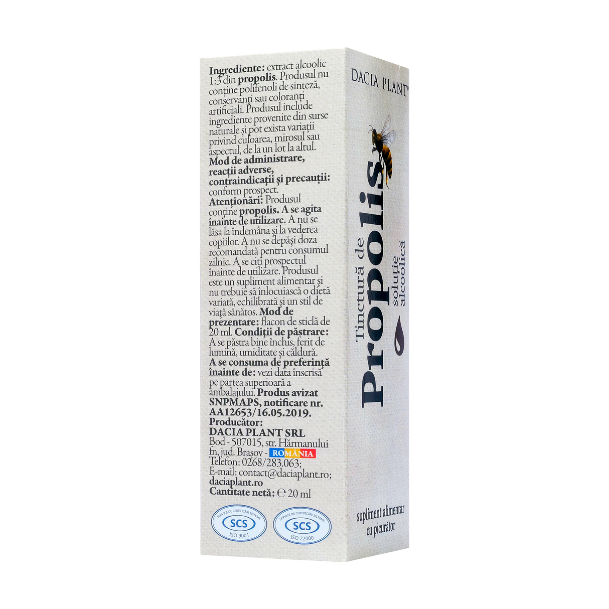 Tinctura propolis 20 ml