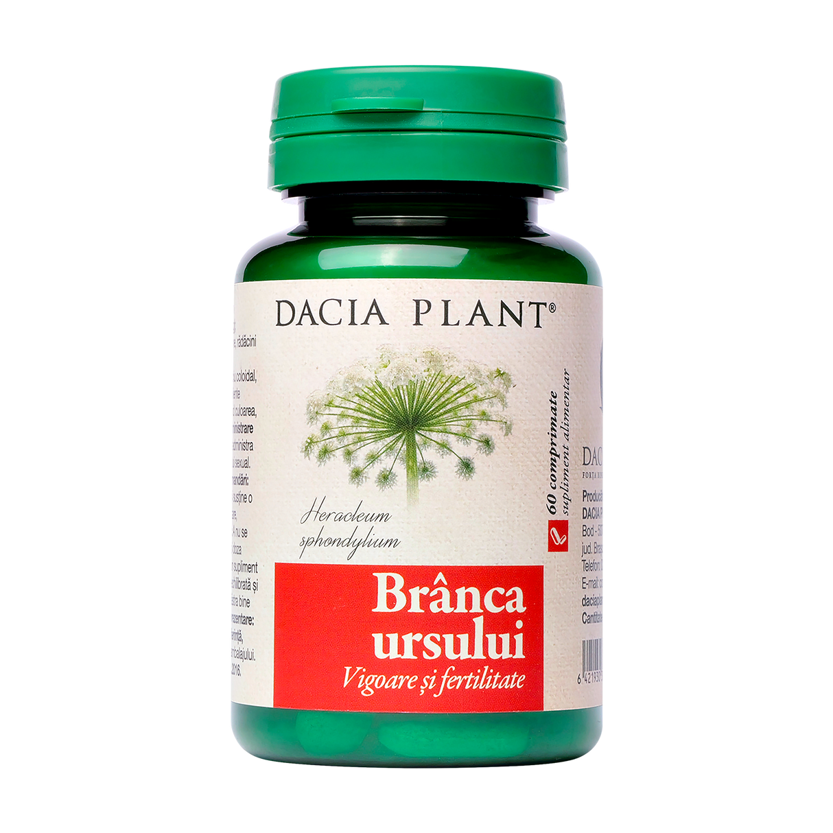 Branca ursului 60cpr Dacia Plant 60 comprimate