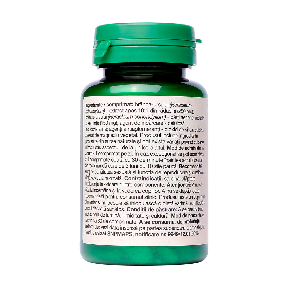 Branca ursului 60cpr Dacia Plant 60 comprimate