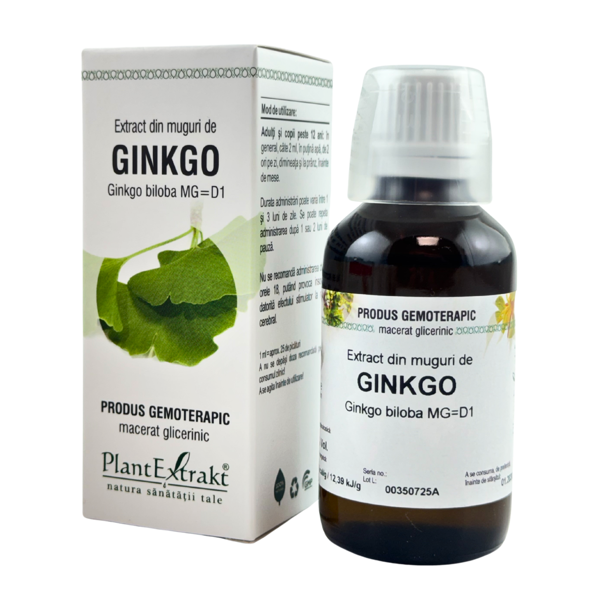 Extract din muguri de Ginkgo biloba 50 ml