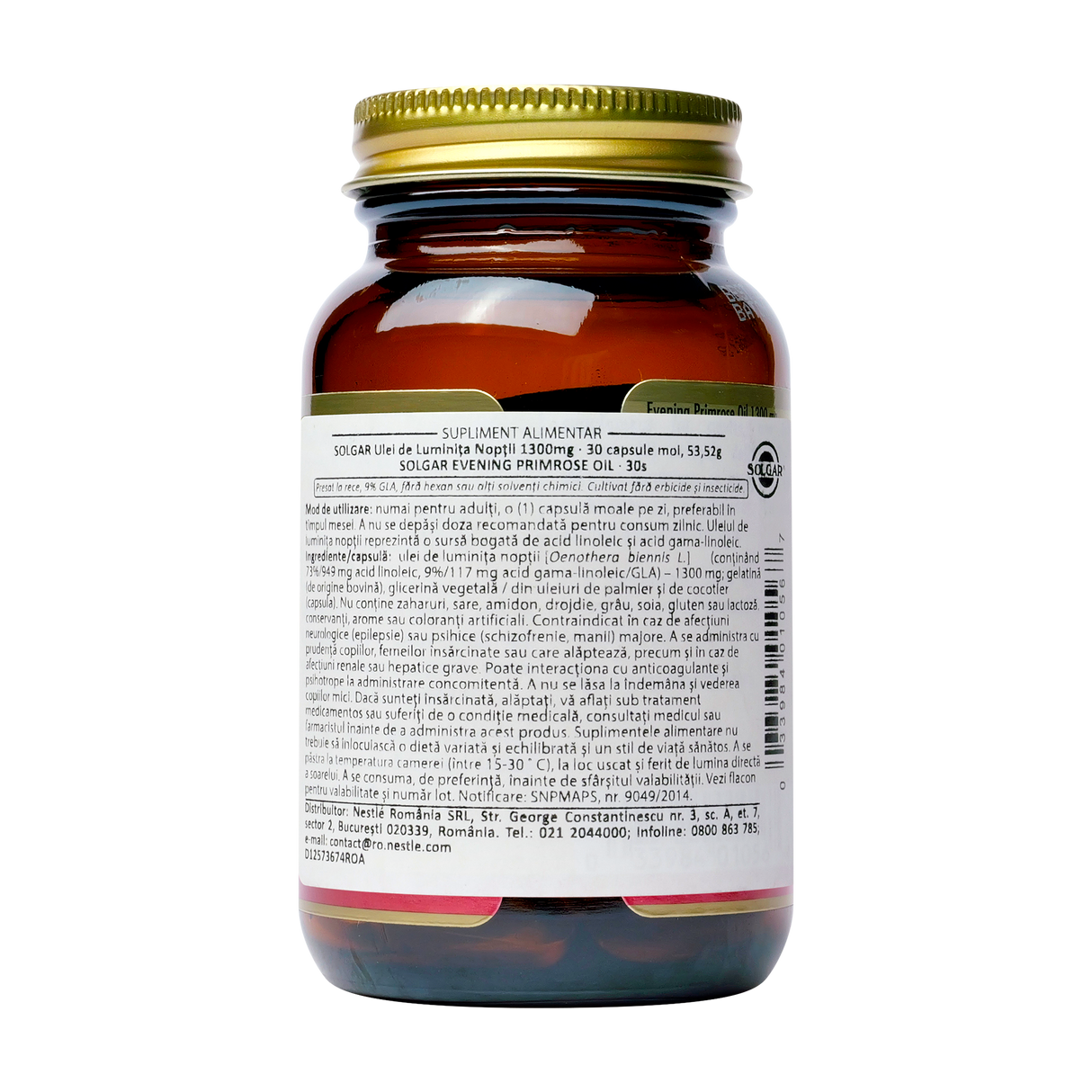 Evening primrose oil 1300mg softgels 30 capsule