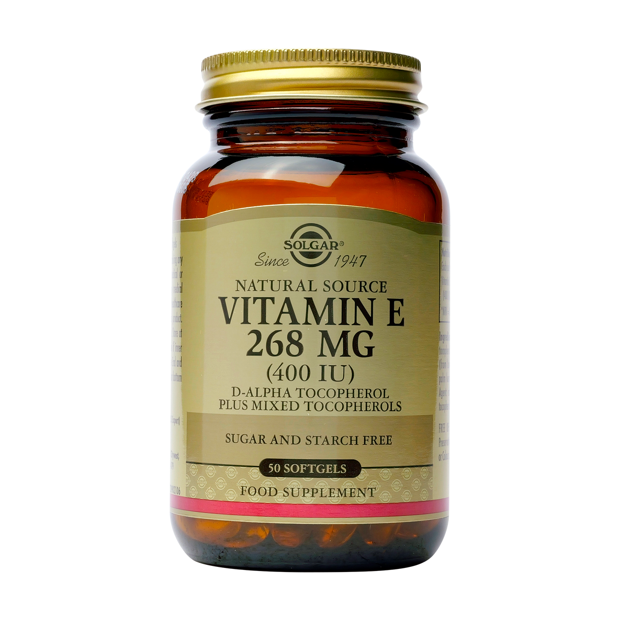 Vitamin E 268mg 400 iu 50 capsule