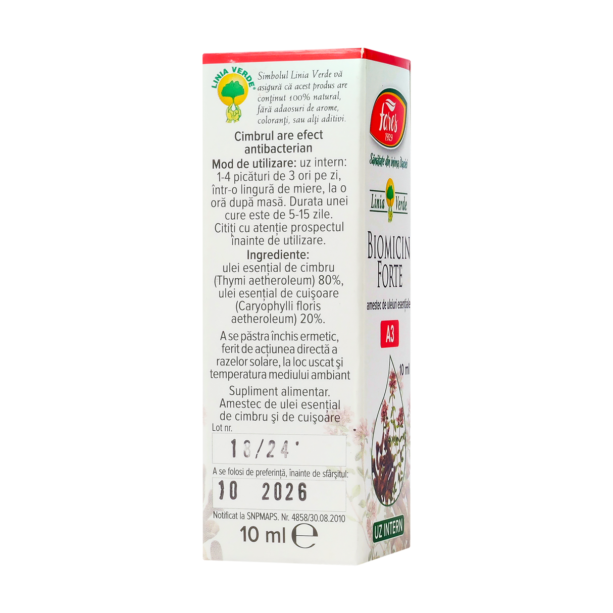 Biomicin forte solutie A3 10 ml