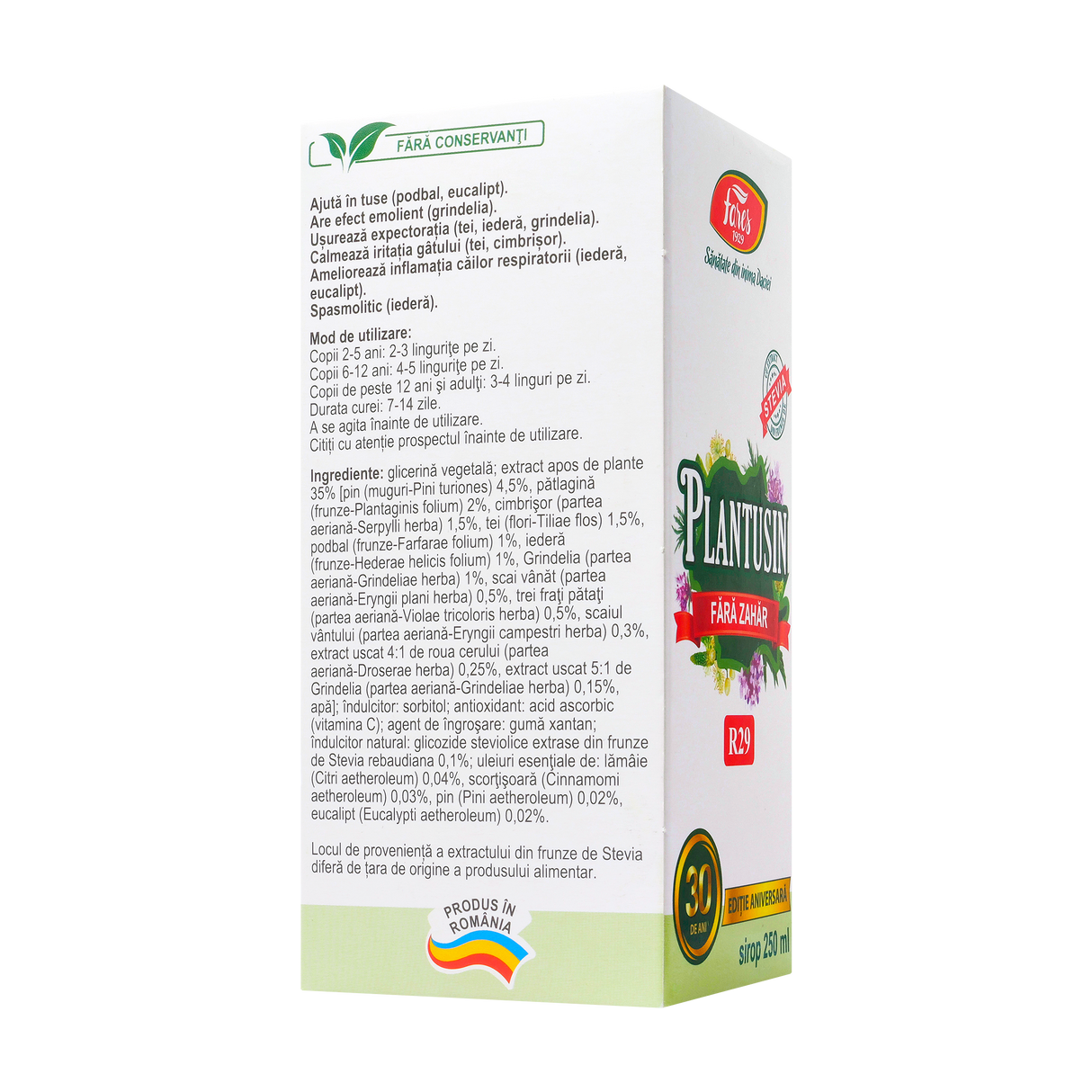 Sirop plantusin pentru diabetici 250 ml