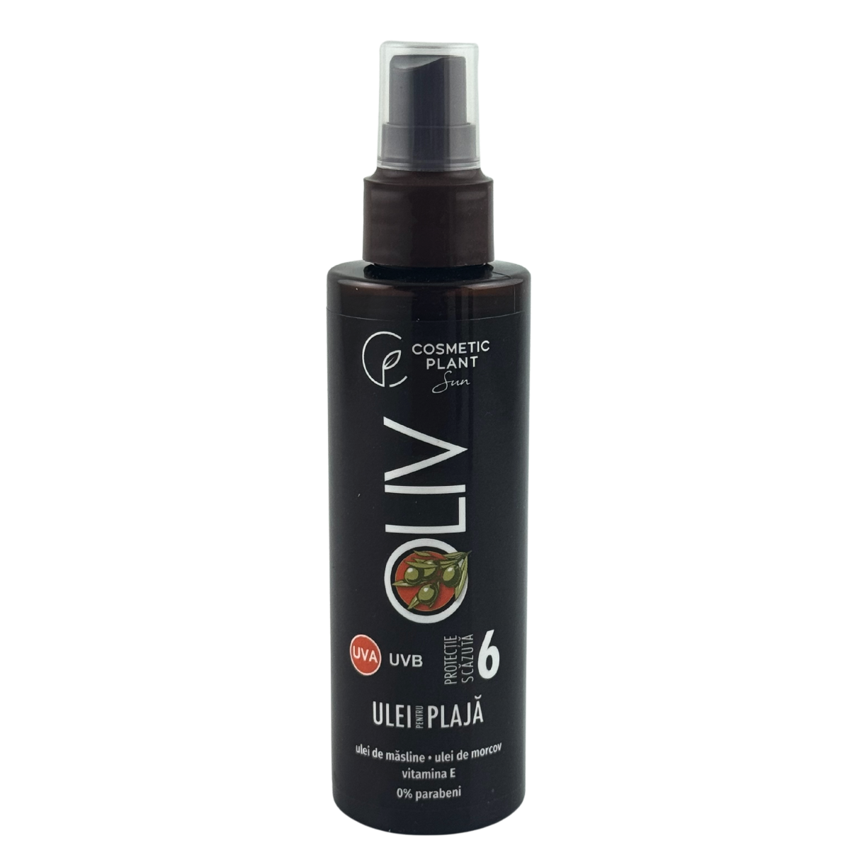 Ulei plaja Oliv SPF 6 cu ulei de morcov, ulei de masline si vitamina E 150 ml