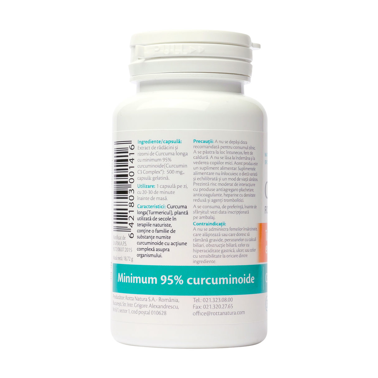 Curcumin forte 500mg 30 capsule