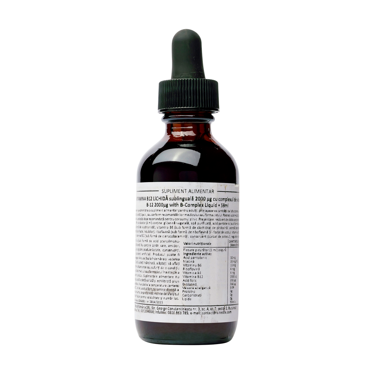Vitamin B-12 2000mg with B-complex 59ml