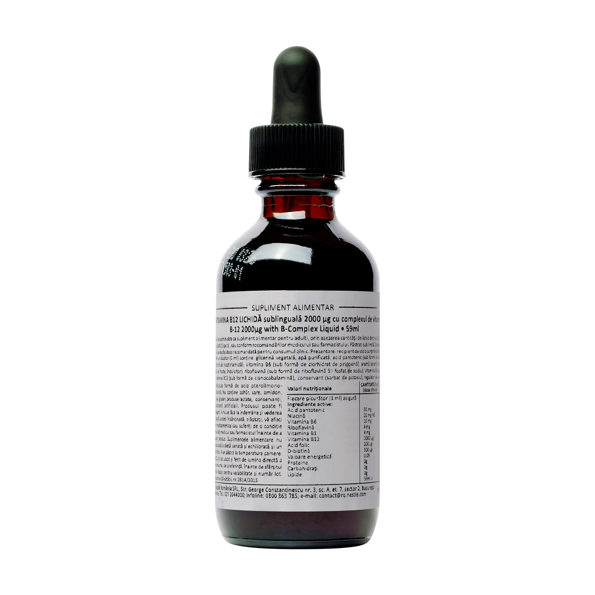 Vitamin B-12 2000mg with B-complex 59ml