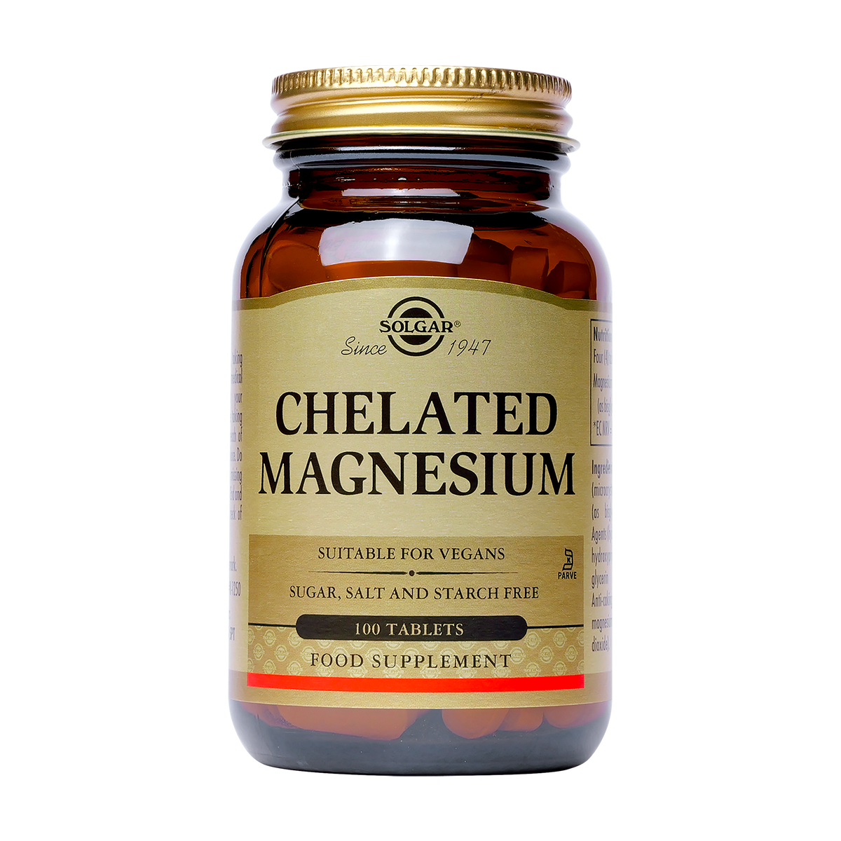 Chelated magnesium 100 comprimate
