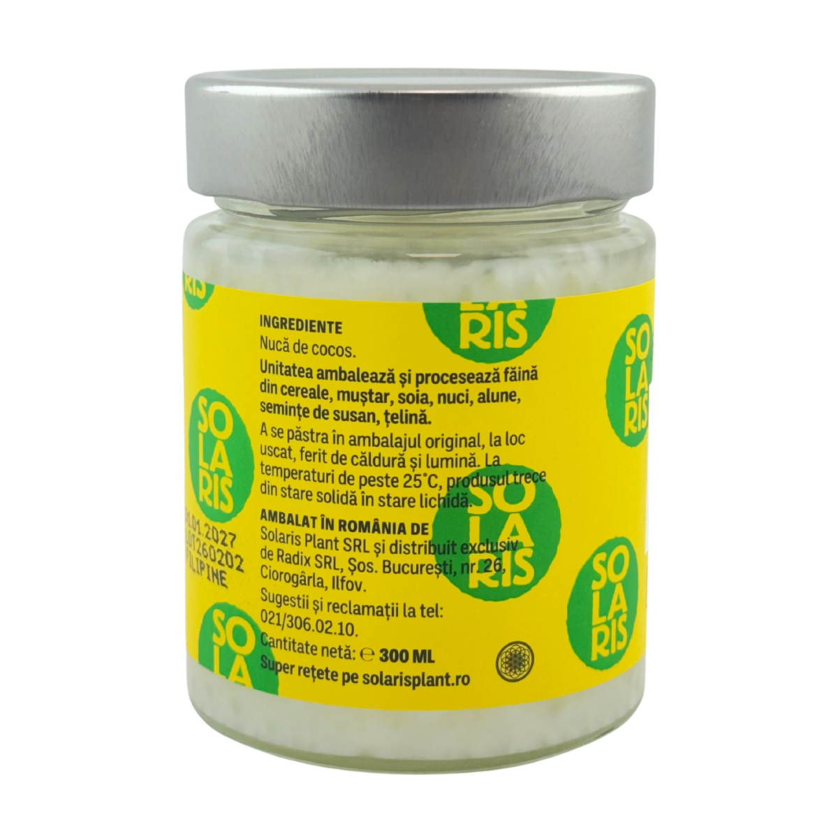 Pachet promo ulei cocos borcan 300ml+200ml+40 ml CADOU