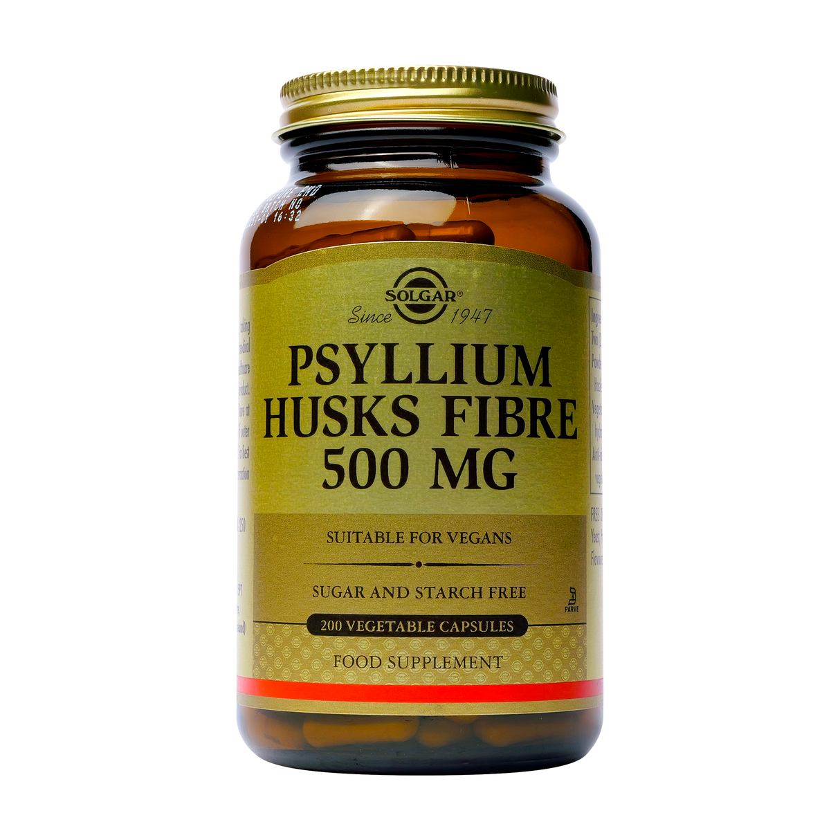 Psyllium husks fibre 500mg 200 capsule