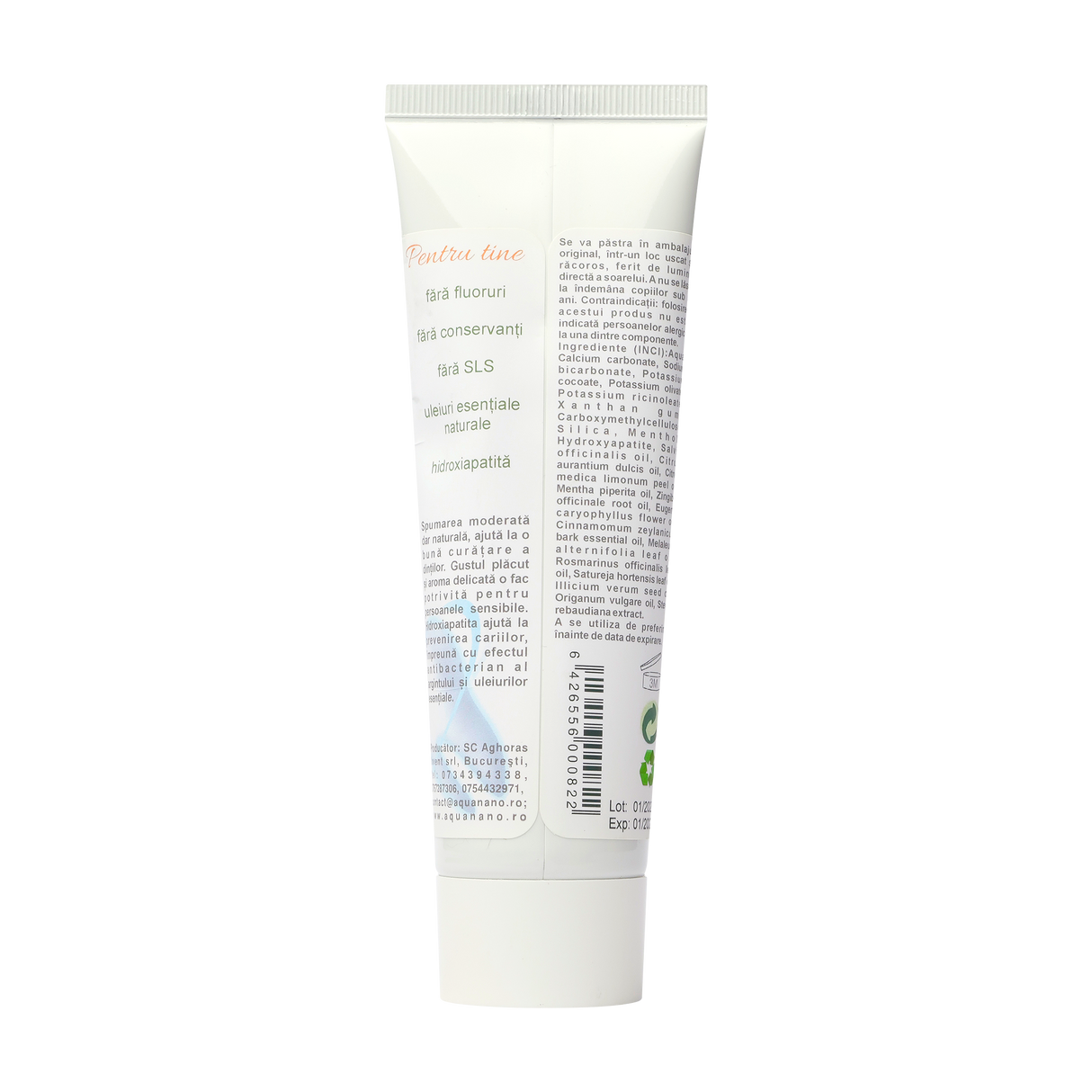 Pasta de dinti argident argint coloidal si uleiuri esentiale 75 ml