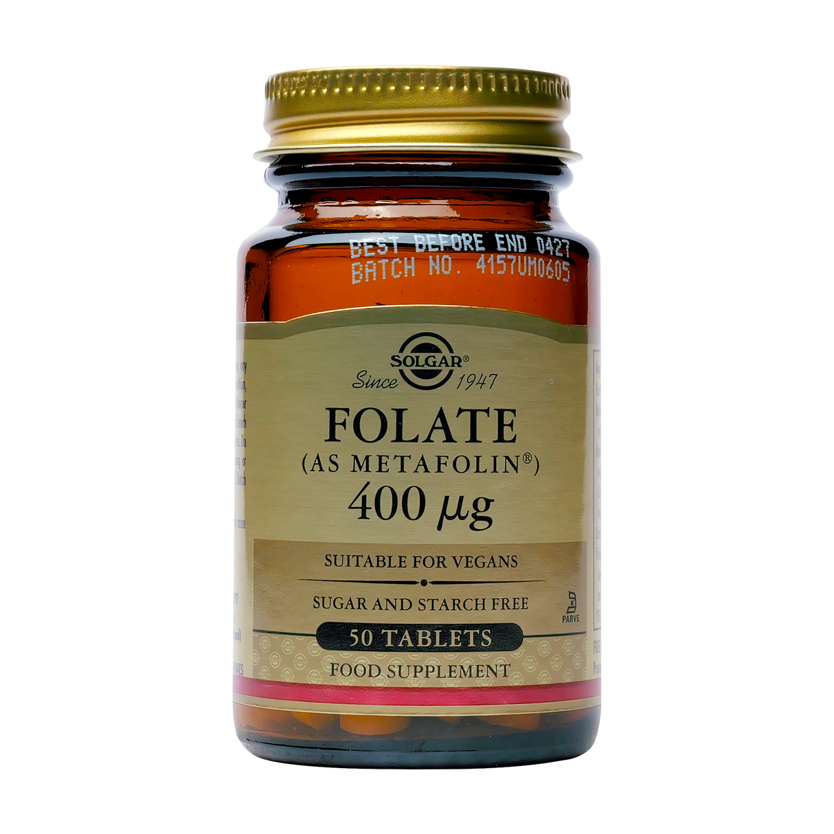 Acid folic Folate (Metafolin) 400 µg 50 tablete