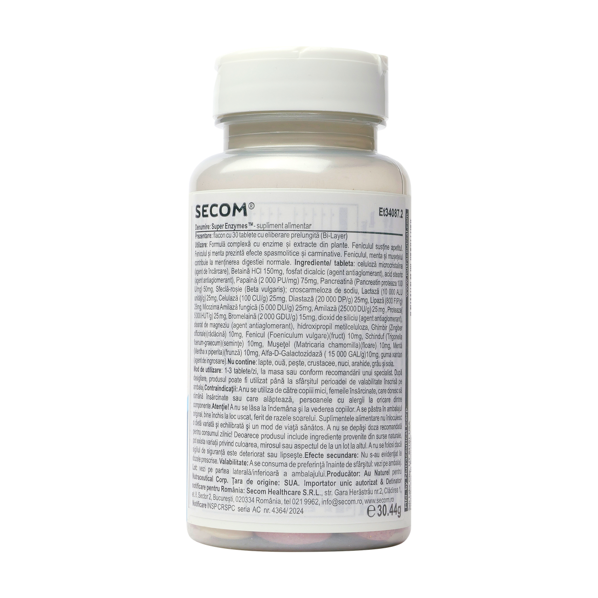 Super enzymes 30 capsule