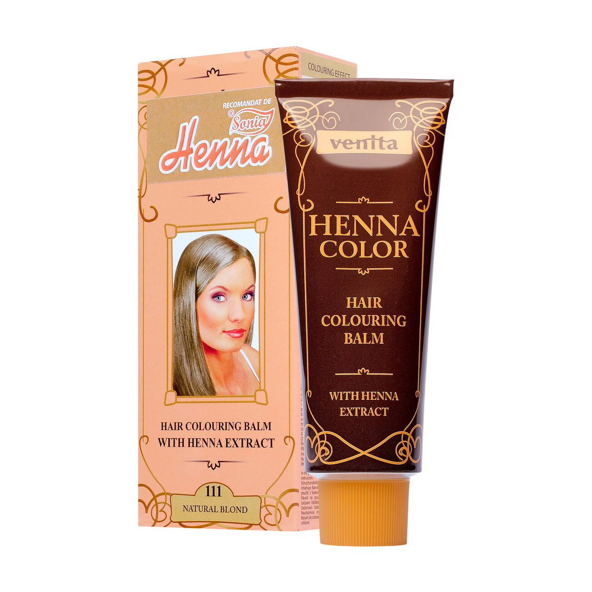 Balsam colorant par henna sonia nr.111 - blond natural 75 g
