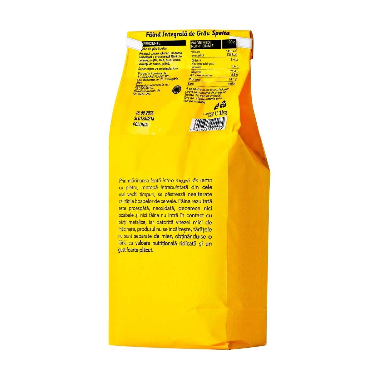 Faina integrala de grau spelta 1 kg