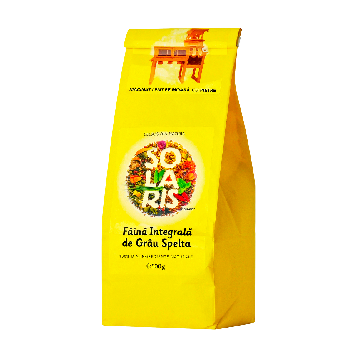 Faina integrala de grau spelta 500g Solaris