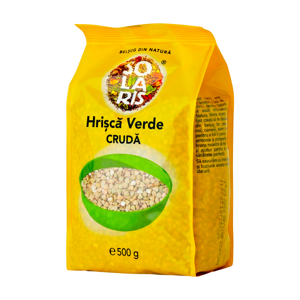Hrisca boabe crude 500g Solaris