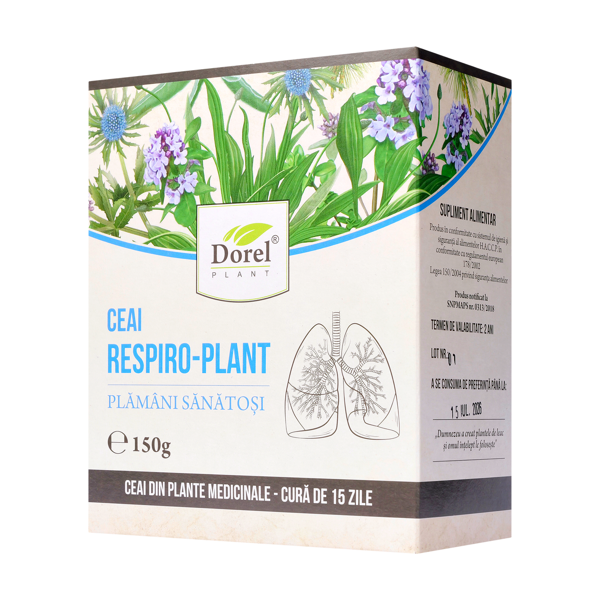 Ceai respiro-plant (plamani sanatosi) 150 g