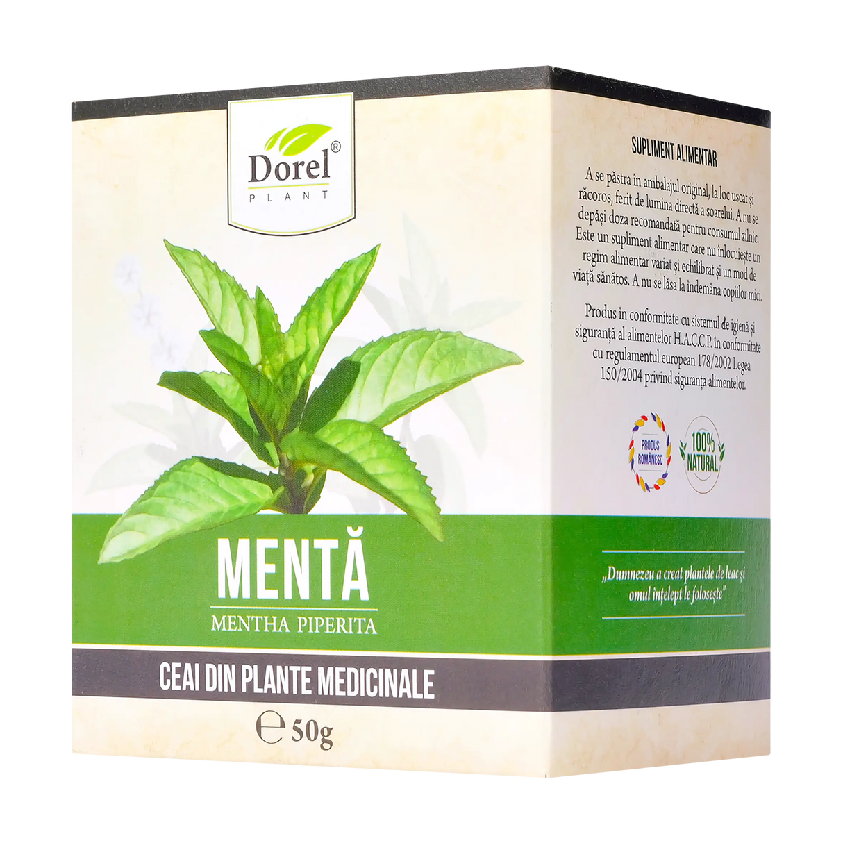 Ceai menta 50 g Dorel Plant