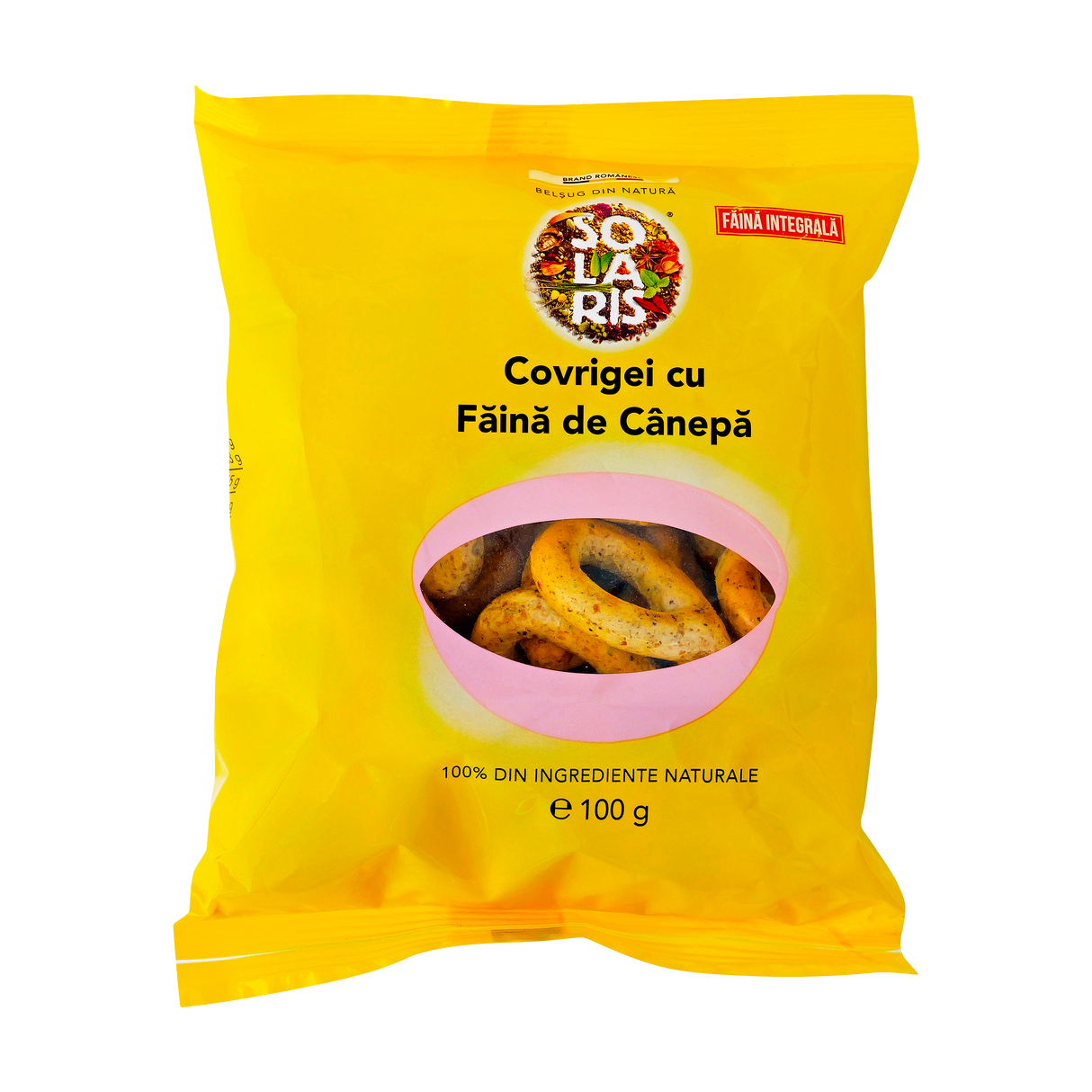 Covrigei cu faina de canepa 100 g