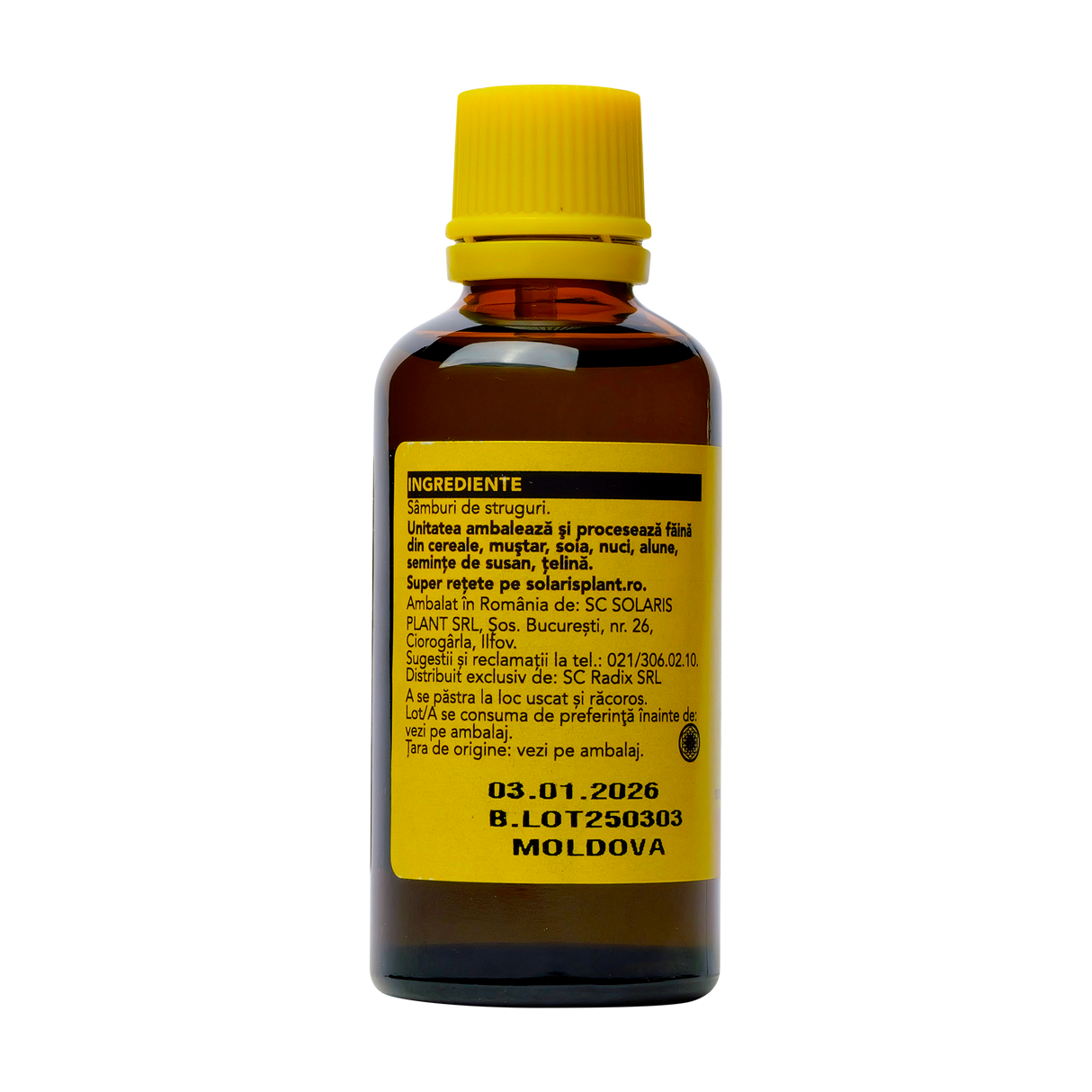 Ulei samburi struguri presat la rece 50 ml