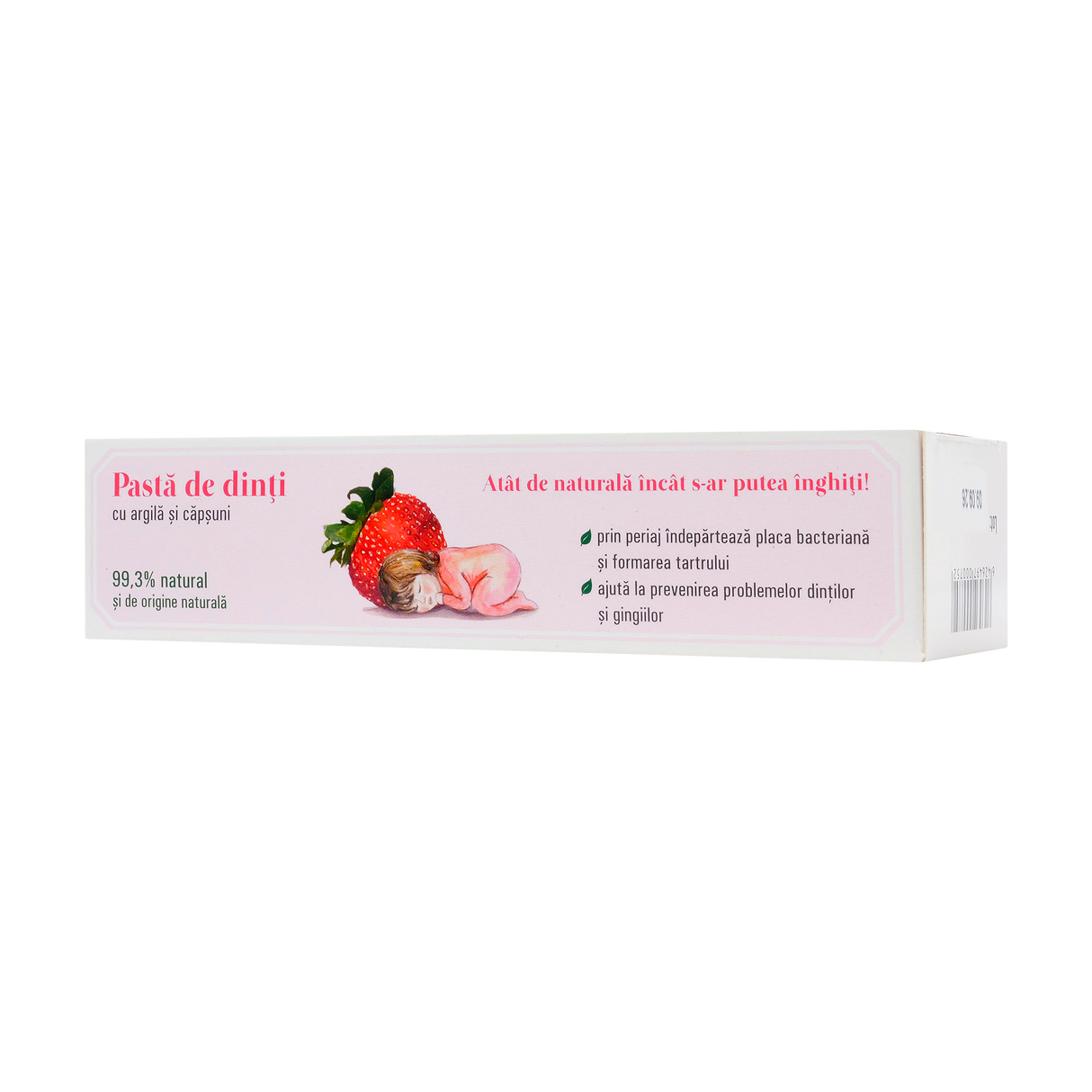 Pasta de dinti Bebe Drag cu argila si capsuni 50 ml