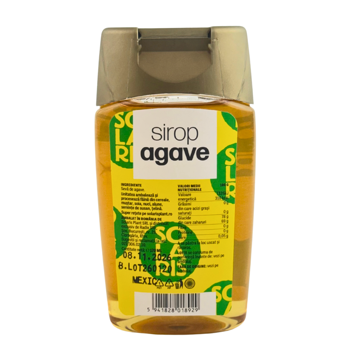 Sirop agave 170 ml