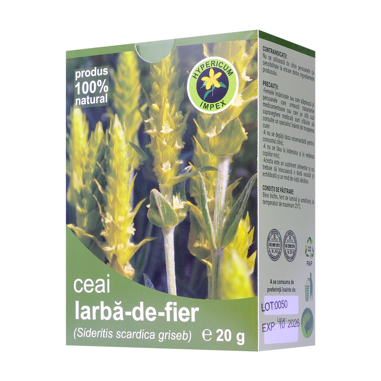 Ceai iarba de fier 20 g