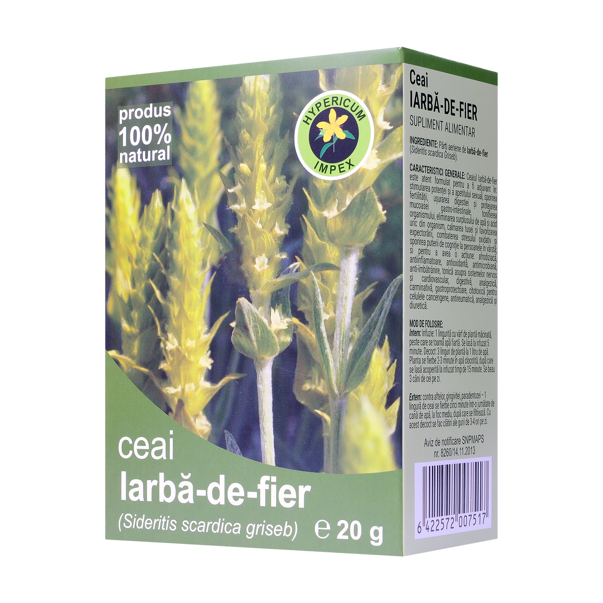 Ceai iarba de fier 20 g