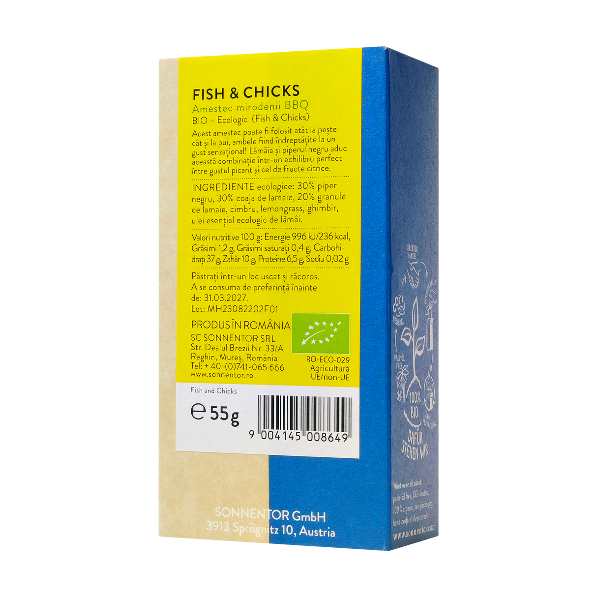 Amestec la bbq!-fish & chicks 55 g