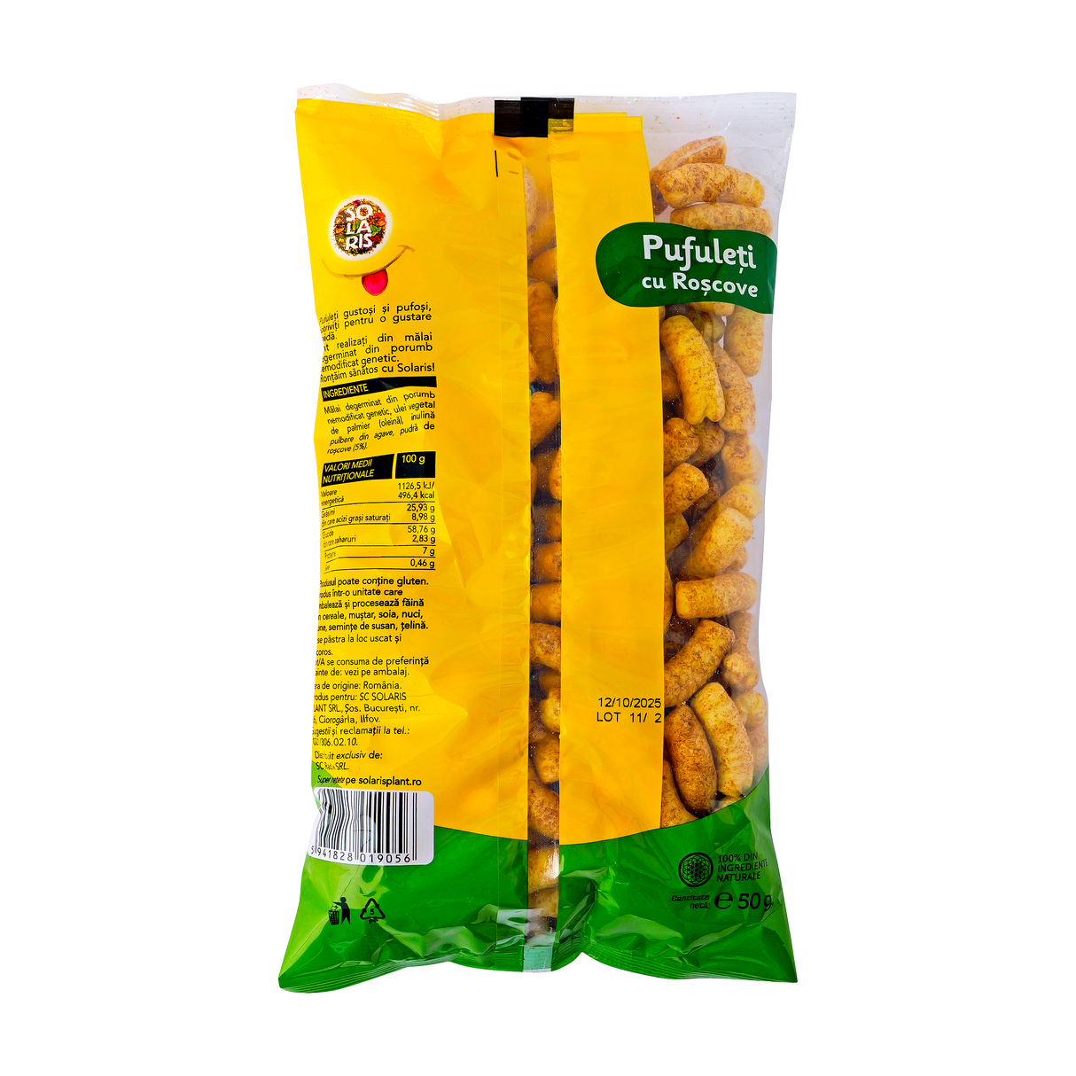 Pufuleti cu pudra de roscove 50 g