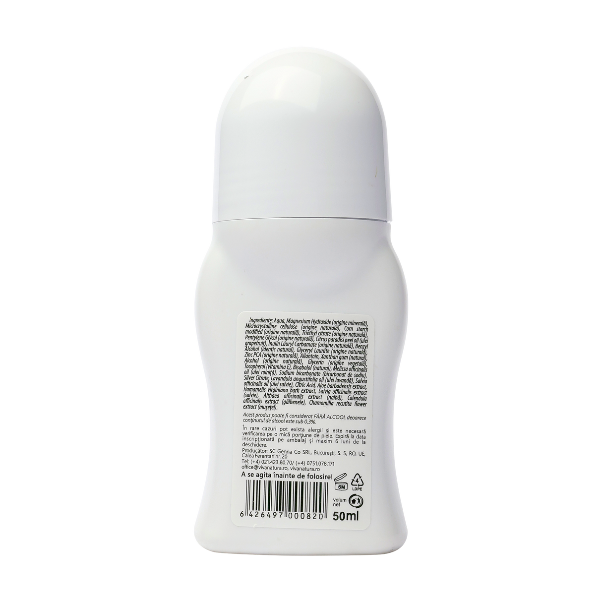 Deo roll-on natural Neutrino unisex 50 ml