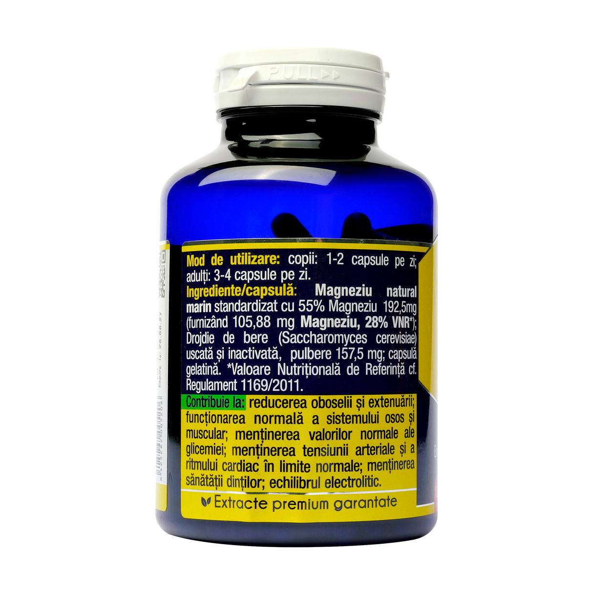 Magneziu organic B-complex 120 capsule