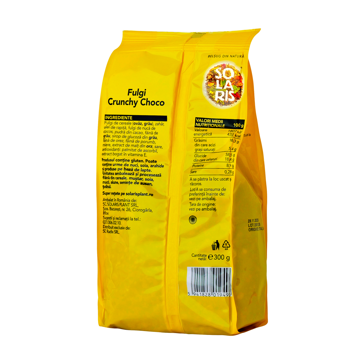 Fulgi crunchy choco 300 g