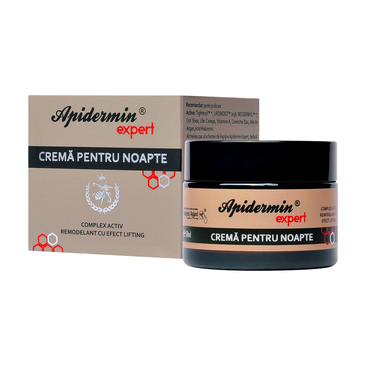 Apidermin expert crema de noapte 50 ml