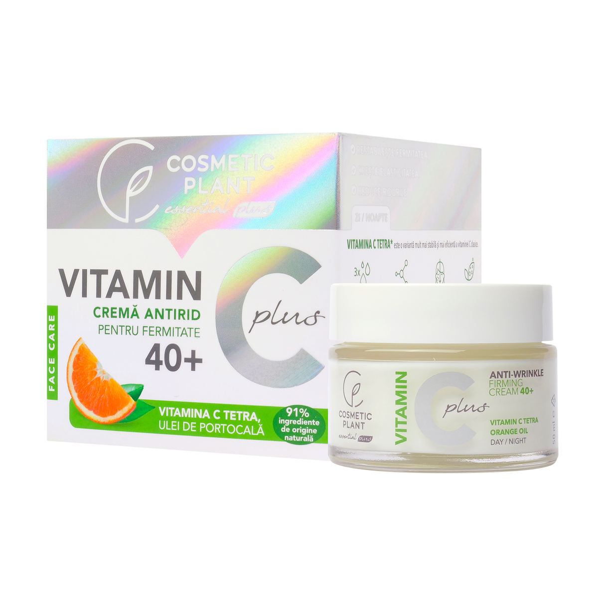 Crema antirid pentru fermitate 40+ vitamin C plus 50 ml