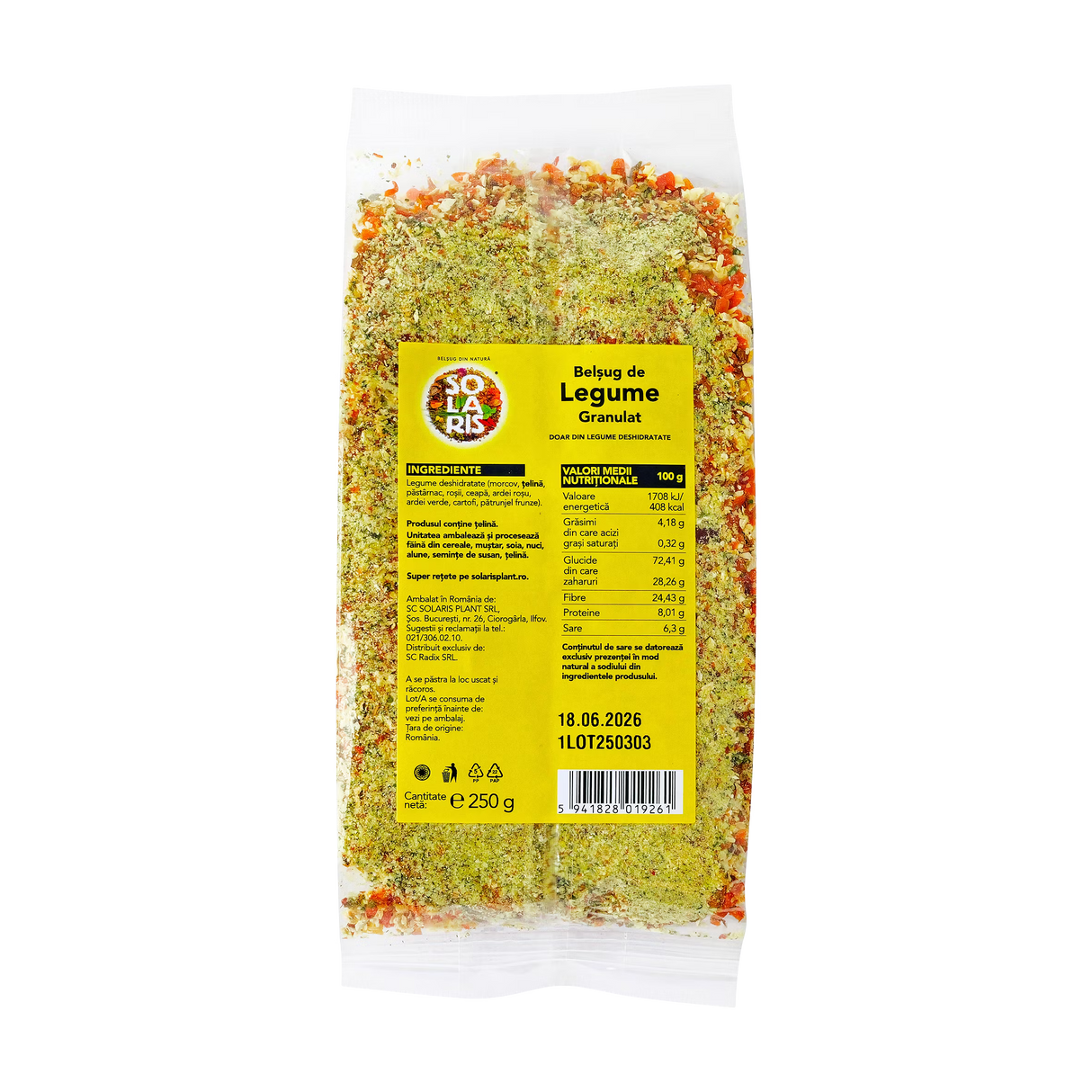 Belsug legume granulat 250 g