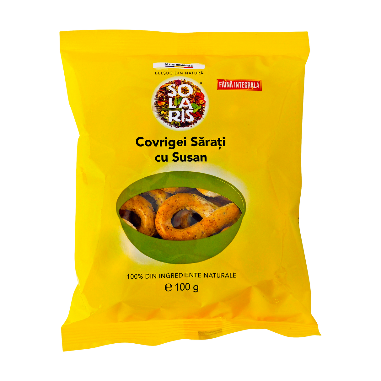 Covrigei sarati cu susan 100 g