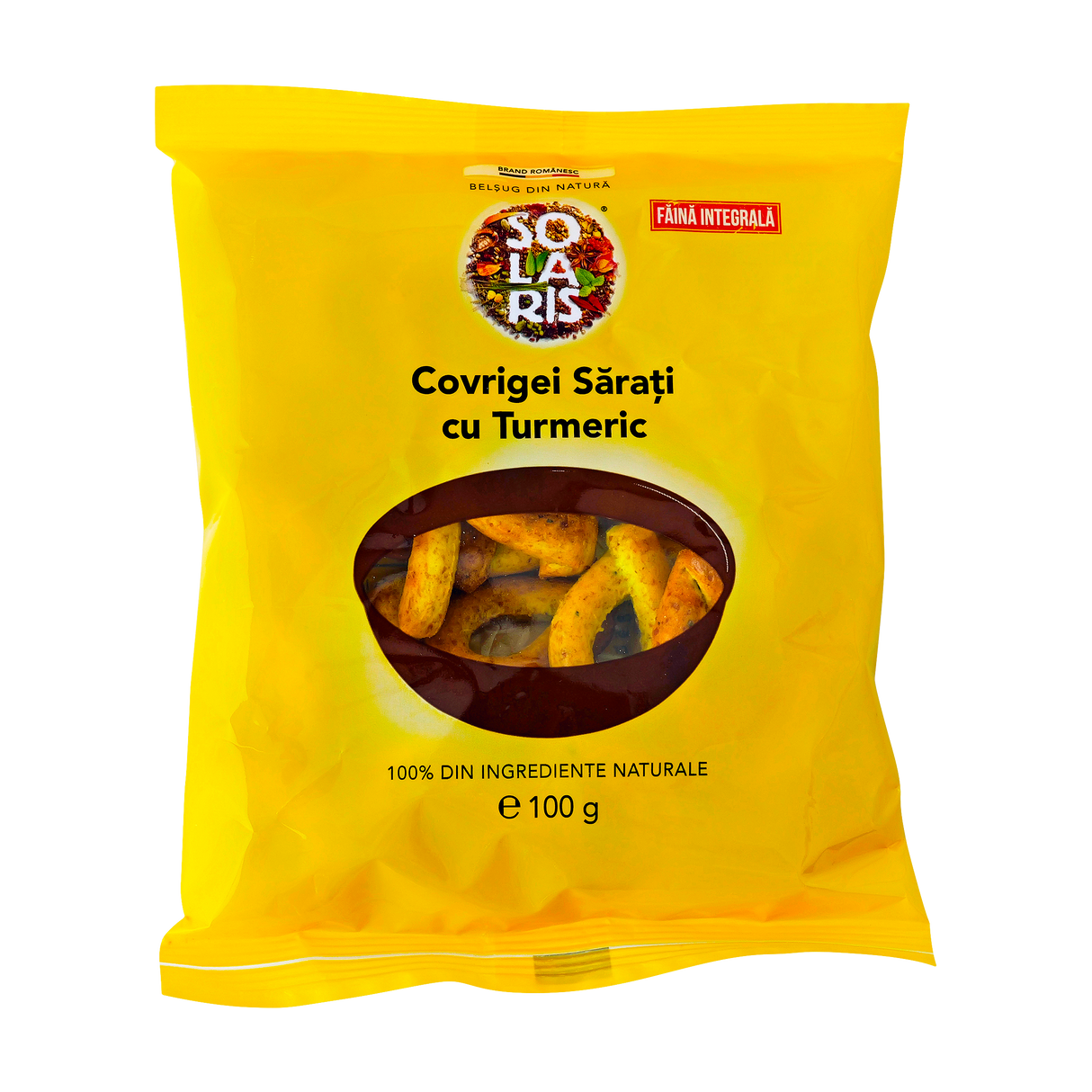 Covrigei sarati cu turmeric 100 g