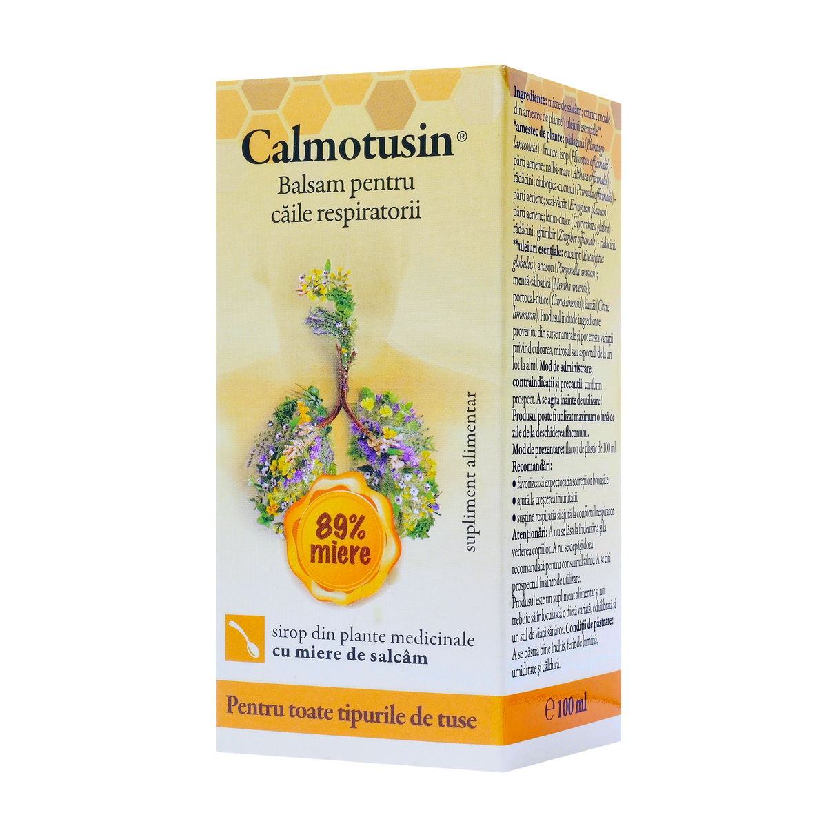 Calmotusin cu miere sirop 100 ml