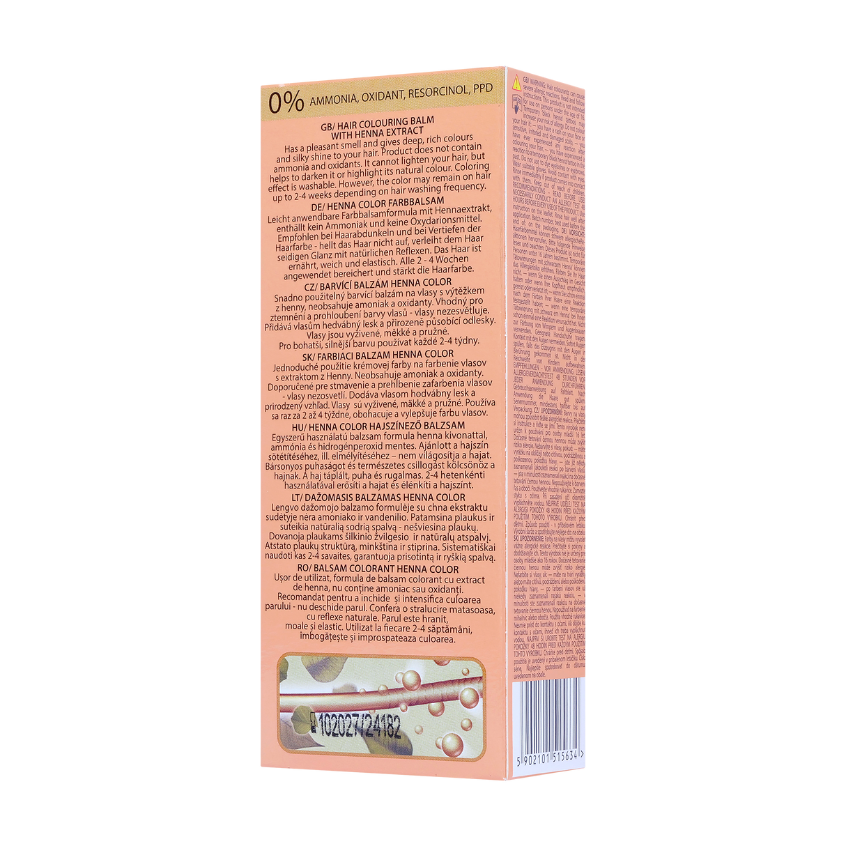 Balsam colorant par henna sonia nr.112 - blond inchis 75 g