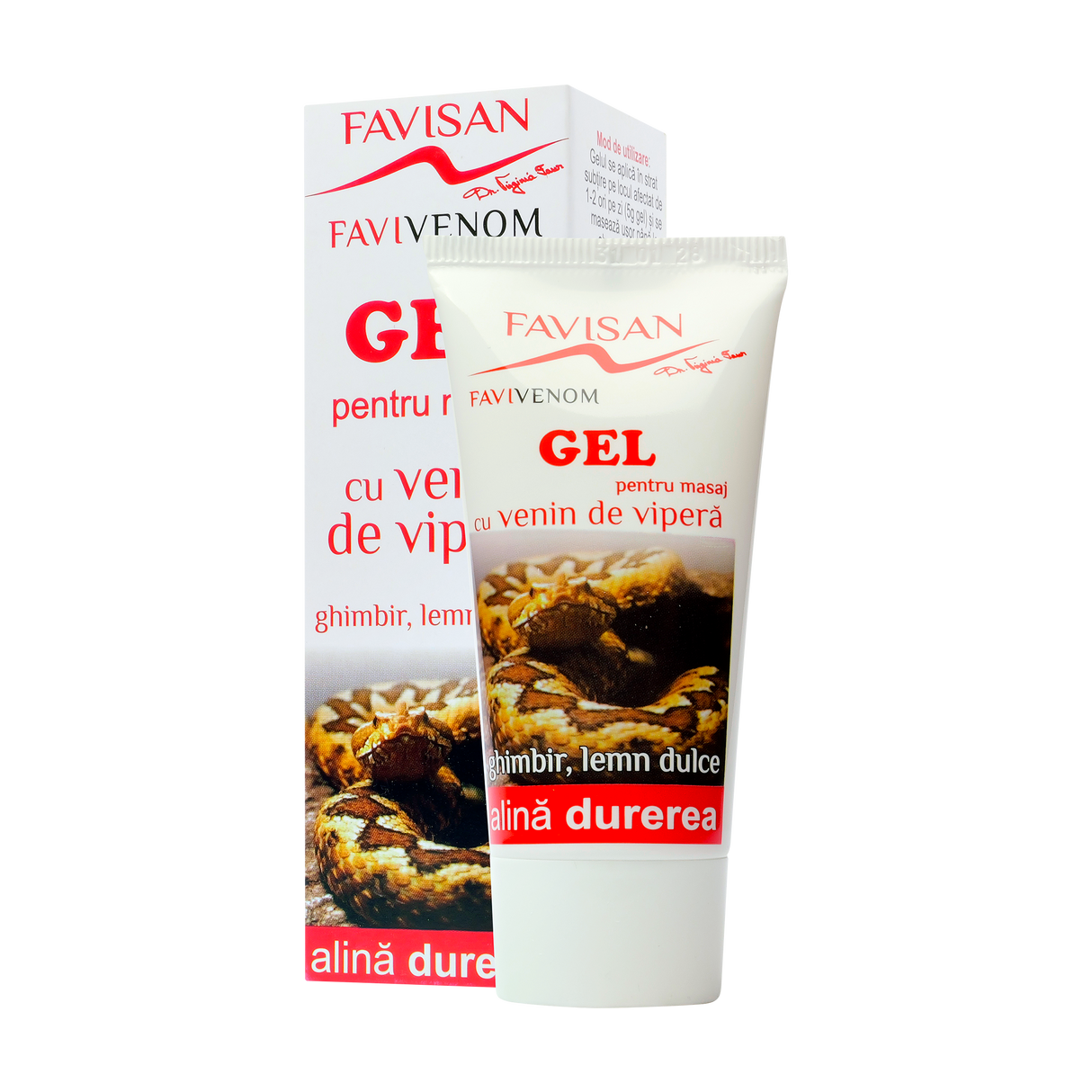 Gel pt.masaj cu venin de vipera favivenom 50 ml